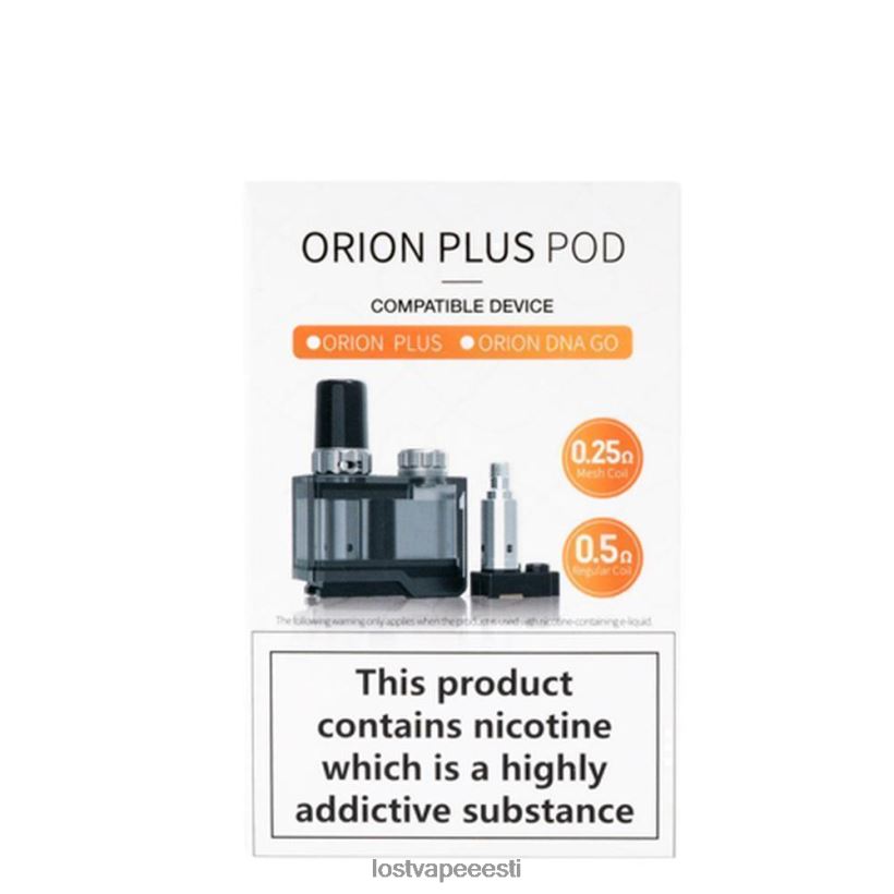 Lost Vape Orion pluss dna pod kassetipakk | sisaldab 2 rulli regulaarne R6P4HL407 - Lost Vape Review