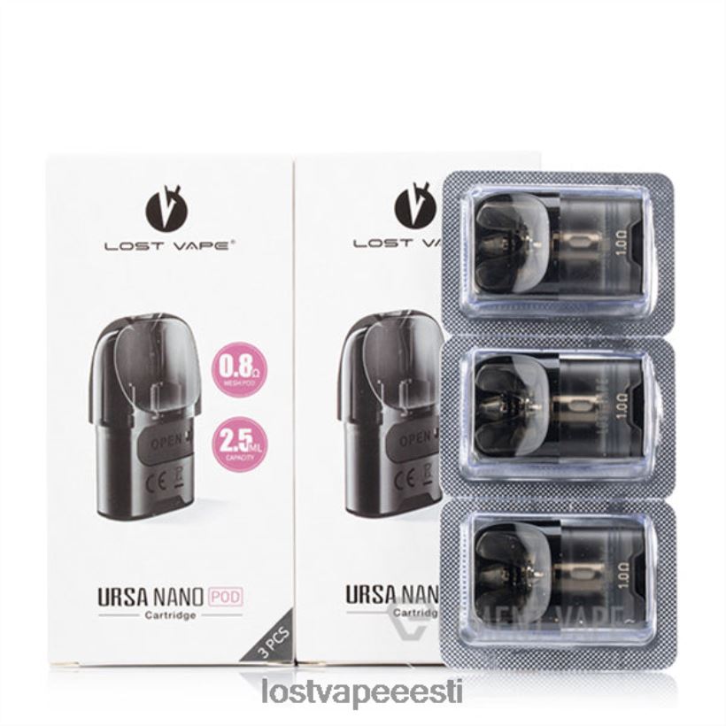 Lost Vape URSA asenduskaunad | 2,5 ml (3 pakk) roosa 1.ohm R6P4HL128 - Lost Vape Disposable