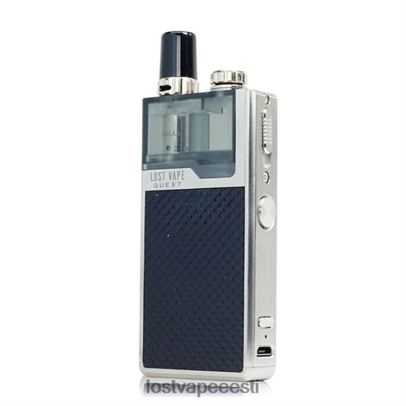 Lost Vape Quest orion q pod seadme täiskomplekt hõbe/must kudumine R6P4HL468 - Lost Vape Disposable
