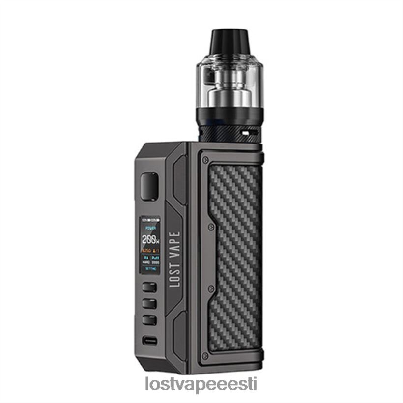 Lost Vape Thelema quest 200w komplekt gunmetall/süsinikkiud R6P4HL136 - Lost Vape Wholesale
