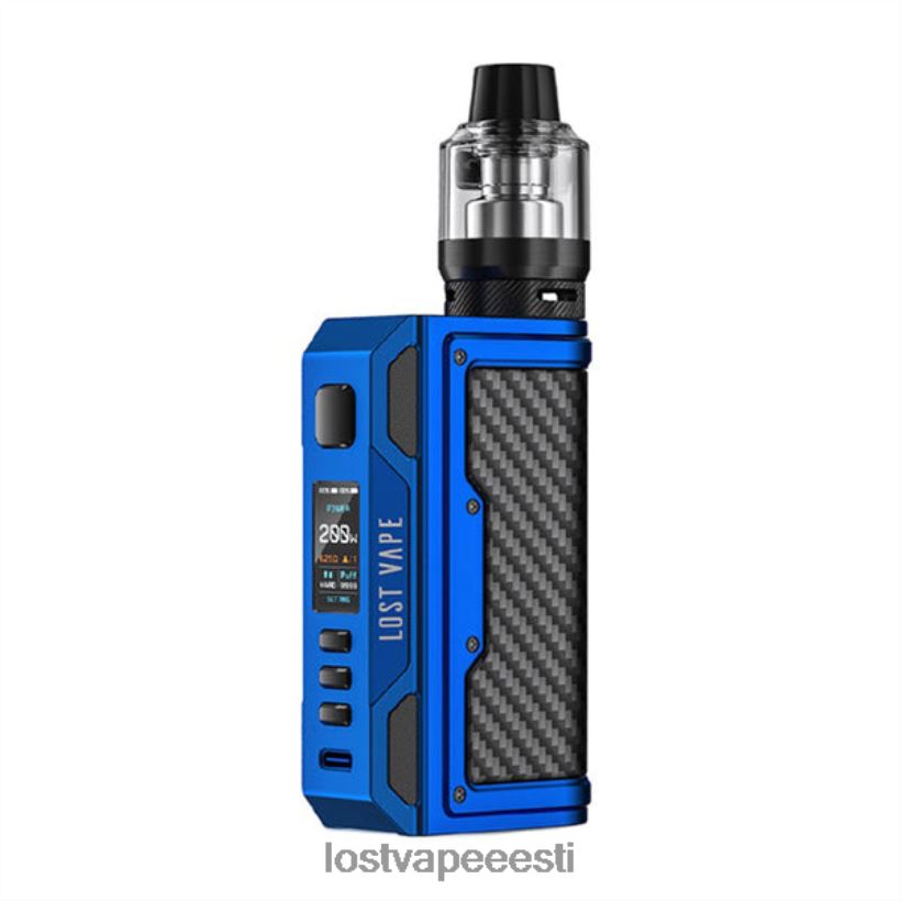 Lost Vape Thelema quest 200w komplekt matt sinine/süsinikkiud R6P4HL138 - Lost Vape Disposable