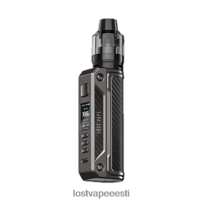 Lost Vape Thelema soolo 100w komplekt gunmetall/süsinikkiud R6P4HL170 - Lost Vape Pods Near Me