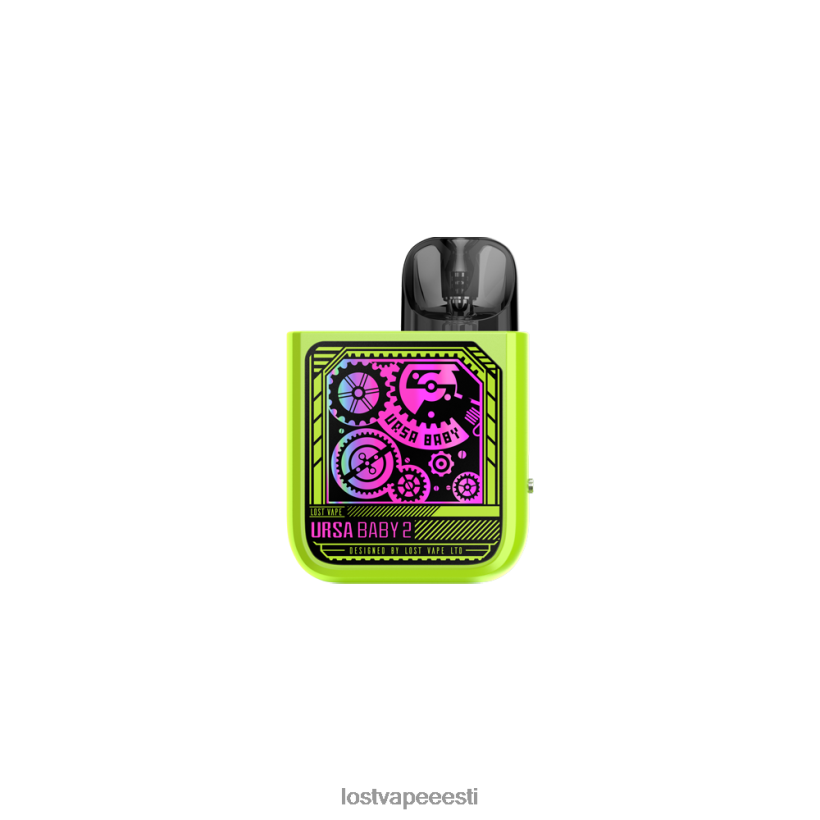 Lost Vape URSA Baby 2 komplekt | pod süsteem pop green/time käik R6P4HL356 - Lost Vape Wholesale