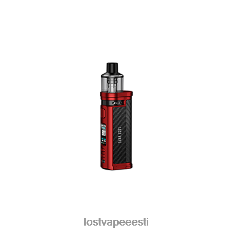 Lost Vape Centaurus q80 pod mod matt punane süsinikkiud R6P4HL320 - Lost Vape Pods Near Me