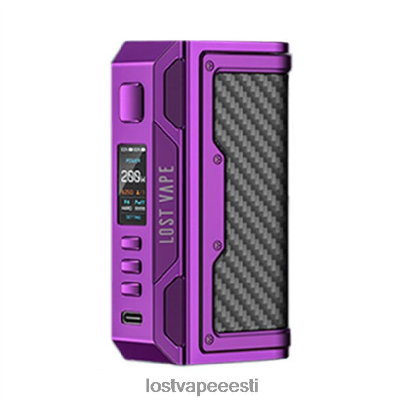 Lost Vape Thelema quest 200w mod lilla/süsinikkiud R6P4HL186 - Lost Vape Wholesale