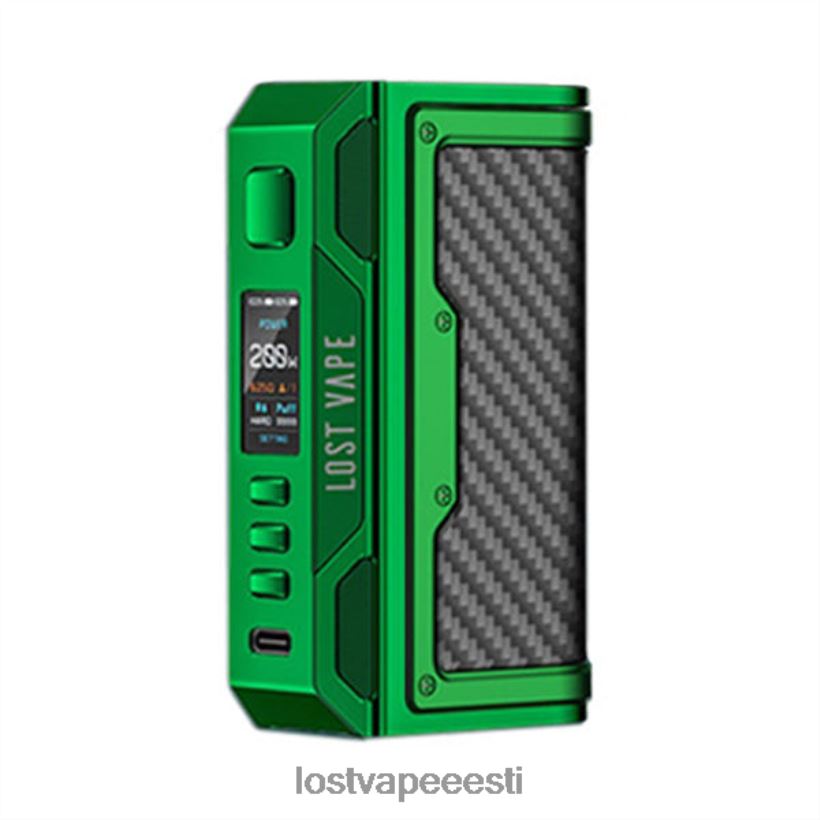 Lost Vape Thelema quest 200w mod roheline/süsinikkiud R6P4HL184 - Lost Vape Price Eesti