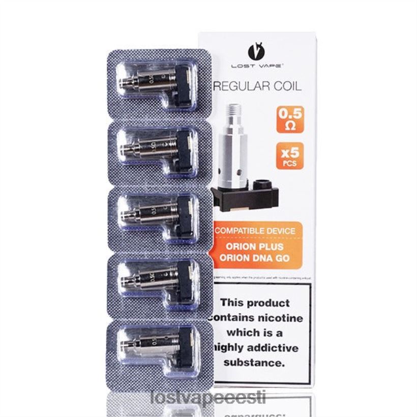 Lost Vape Orion pluss DNA asendusmähised (5-pakk) 0,5 oomi R6P4HL326 - Lost Vape Wholesale