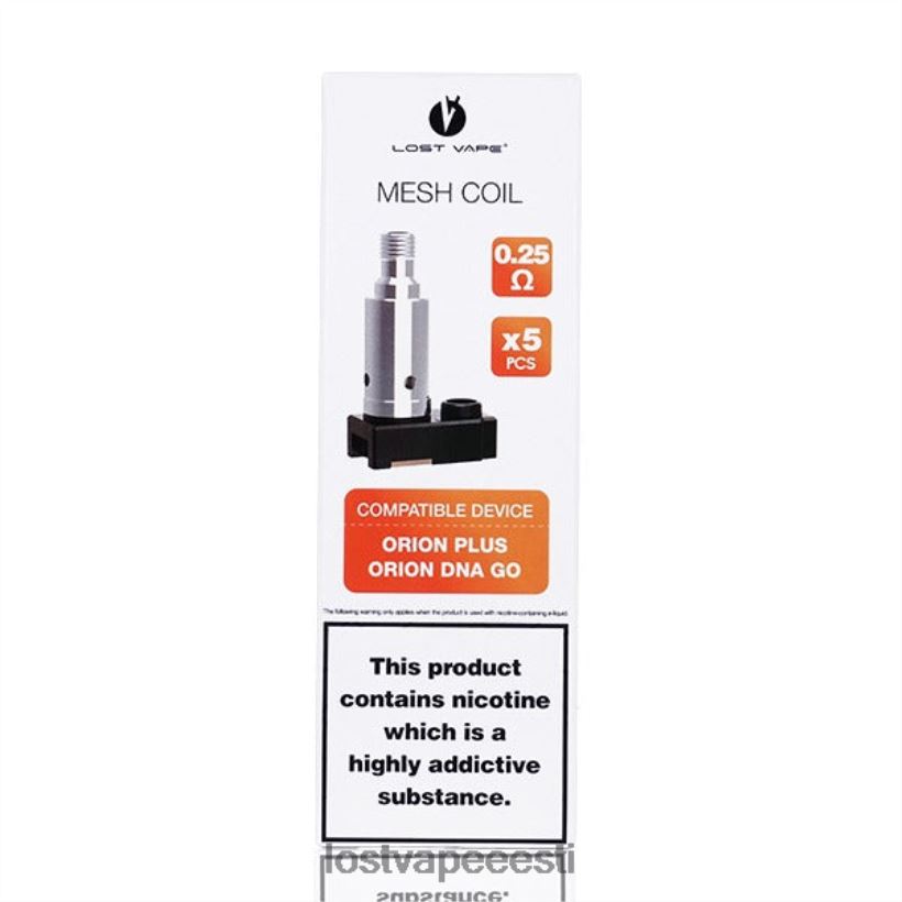 Lost Vape Orion pluss DNA asendusmähised (5-pakk) 0,5 oomi R6P4HL326 - Lost Vape Wholesale