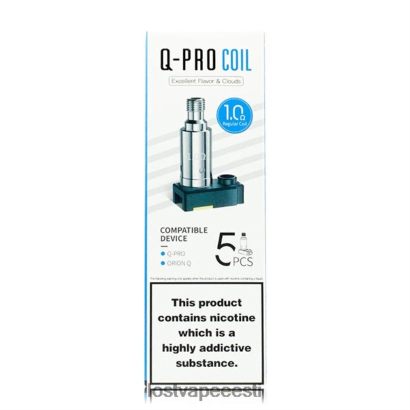 Lost Vape Orion q-pro poolid (5-pakk) 1.ohm R6P4HL409 - Lost Vape Near Me