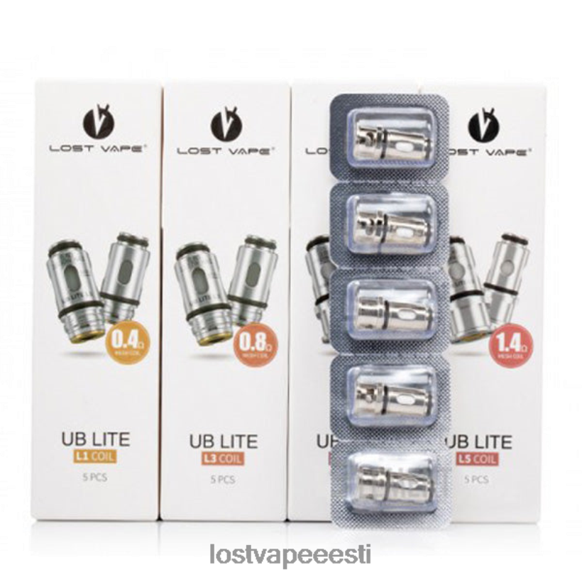 Lost Vape UB lite rullid (5-pakk) l1 0,4 oomi R6P4HL5 - Lost Vape Flavors Eesti