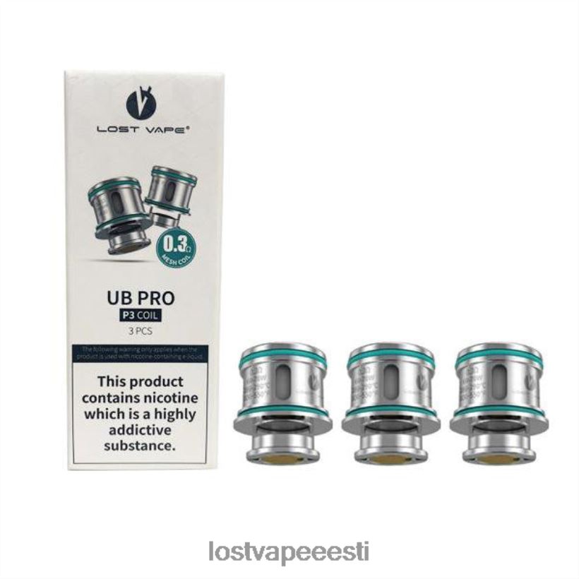 Lost Vape UB pro poolid p3 0,3 oomi R6P4HL109 - Lost Vape Near Me