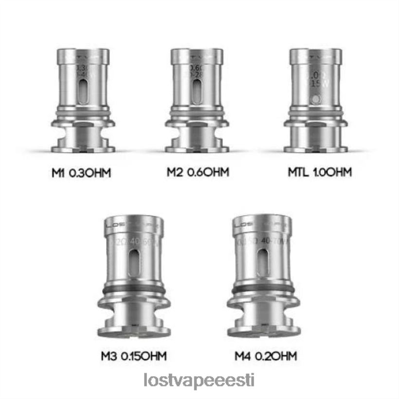 Lost Vape Ultra võimendusspiraalid (5-pakk) m2 v2 0,6 oomi R6P4HL347 - Lost Vape Review