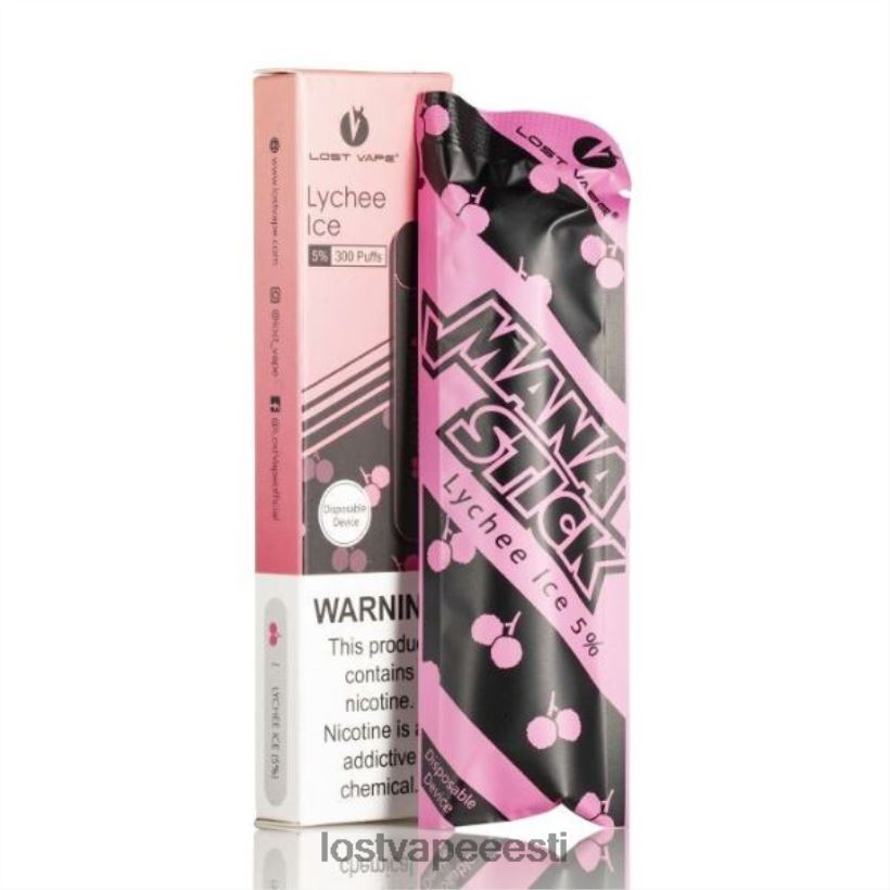 Lost Vape Mana pulk ühekordne | 300 pahvi | 1,2 ml litši jää 5% R6P4HL522 - Lost Vape Tallinn