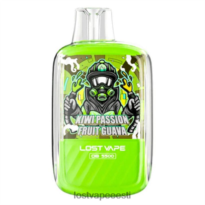 Lost Vape Orion ob5500 5500 pihustust 14ml 50mg ühekordne kiivi kannatuspuu guajaav R6P4HL103 - Lost Vape Customer Service