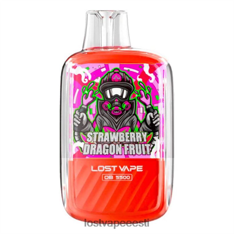 Lost Vape Orion ob5500 5500 pihustust 14ml 50mg ühekordne maasika draakoni vili R6P4HL106 - Lost Vape Wholesale