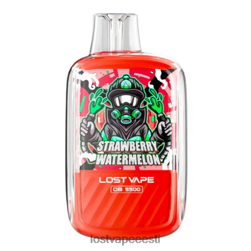Lost Vape Orion ob5500 5500 pihustust 14ml 50mg ühekordne maasikas arbuus R6P4HL107 - Lost Vape Review