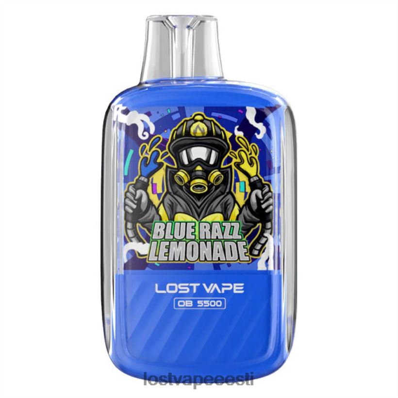 Lost Vape Orion ob5500 5500 pihustust 14ml 50mg ühekordne sinine razzi limonaad R6P4HL2 - Lost Vape Tallinn