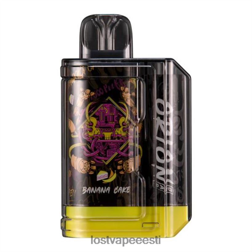 Lost Vape Orion baari ühekordne | 7500 pahvi | 18 ml | 50 mg banaani kook R6P4HL56 - Lost Vape Wholesale