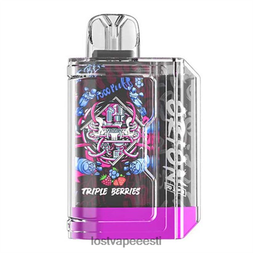 Lost Vape Orion baari ühekordne | 7500 pahvi | 18 ml | 50 mg kolmekordsed marjad R6P4HL65 - Lost Vape Flavors Eesti