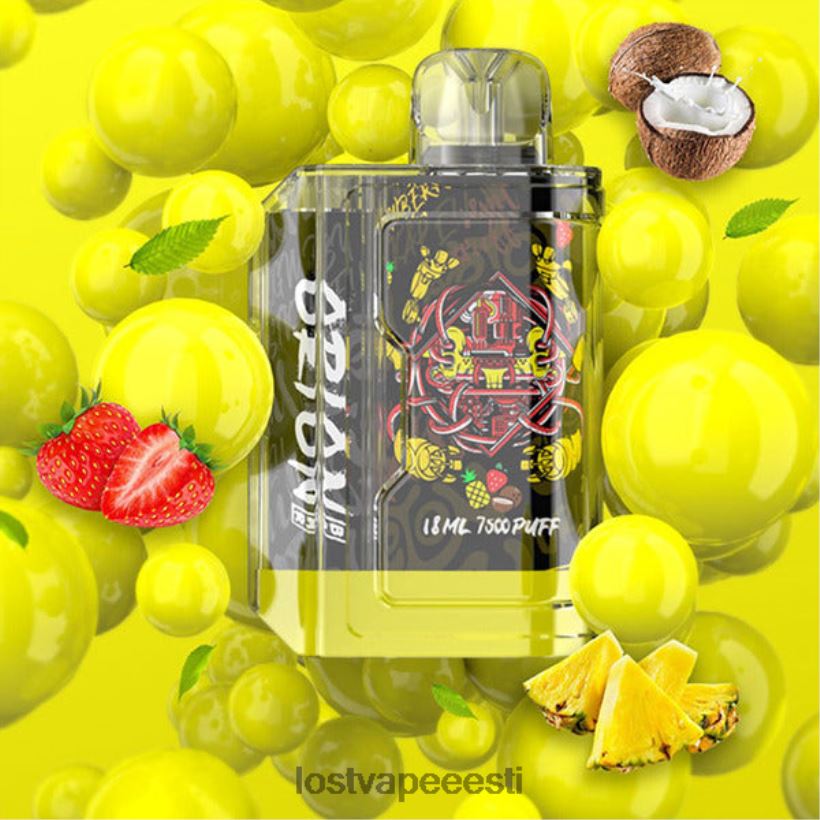 Lost Vape Orion baari ühekordne | 7500 pahvi | 18 ml | 50 mg maasika pina colada R6P4HL80 - Lost Vape Pods Near Me