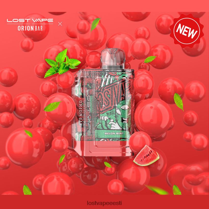 Lost Vape Orion baari ühekordne | 7500 pahvi | 18 ml | 50 mg melon piparmünt R6P4HL90 - Lost Vape Pods Near Me