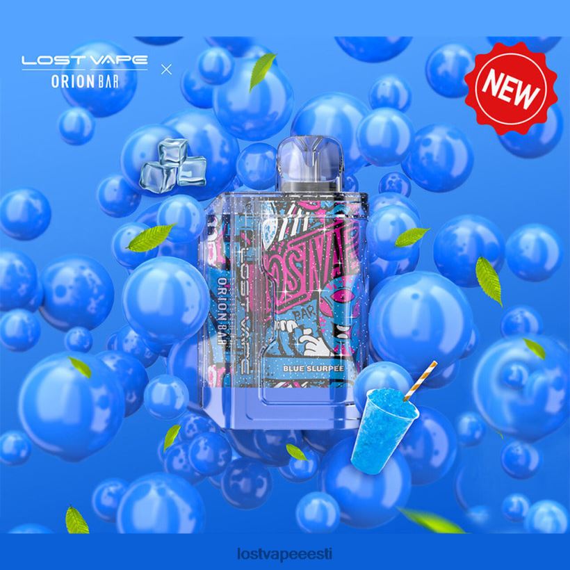 Lost Vape Orion baari ühekordne | 7500 pahvi | 18 ml | 50 mg sinine slurpee R6P4HL88 - Lost Vape Disposable