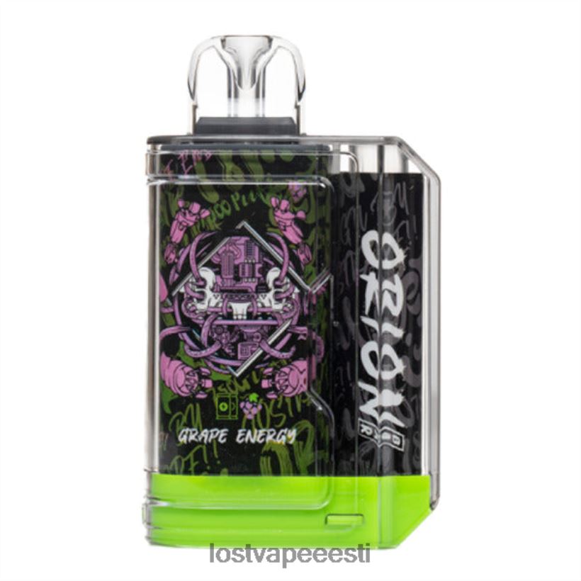 Lost Vape Orion baari ühekordne | 7500 pahvi | 18 ml | 50 mg viinamarja energia R6P4HL60 - Lost Vape Pods Near Me