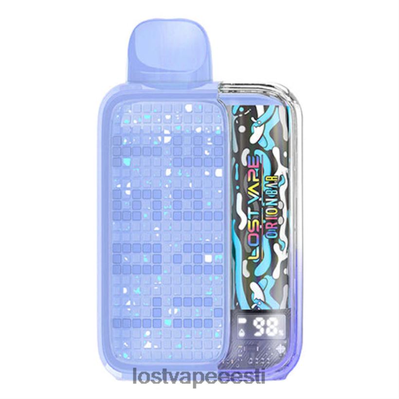 Lost Vape Orion batoon ühekordne 10000 pahviga 20ml 50mg sinine razz jää R6P4HL26 - Lost Vape Wholesale